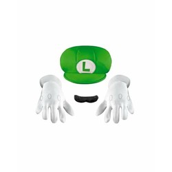 Disfraces Niños: Kit Luigi Super Mario 4 Piezas - Compra online en MegaJuguetes