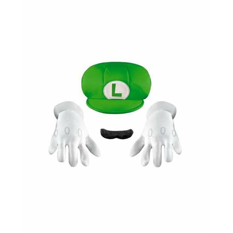 Disfraces Niños: Kit Luigi Super Mario 4 Piezas - Compra online en MegaJuguetes