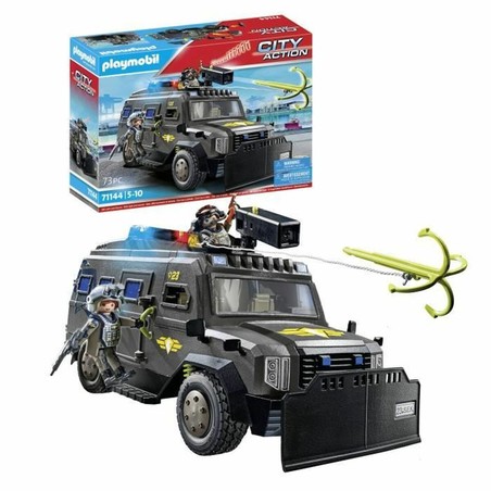Juegos Mesa Niños Playmobil: Coche Policía City Action