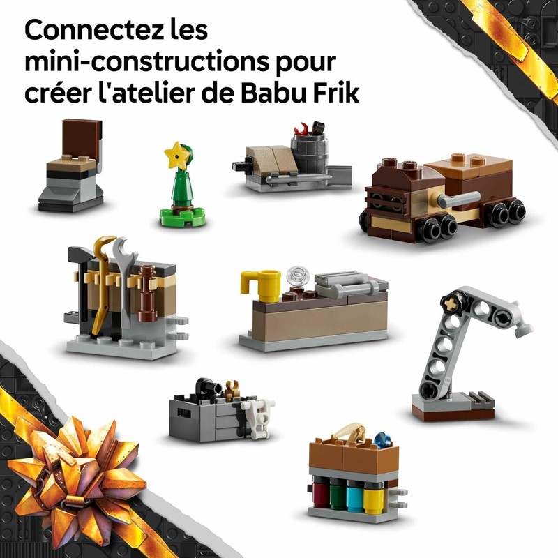 Montaje de figuras Star Wars con bloques Lego 75418