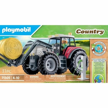 Tractor Playmobil Country con Accesorios - Juguete de Granja