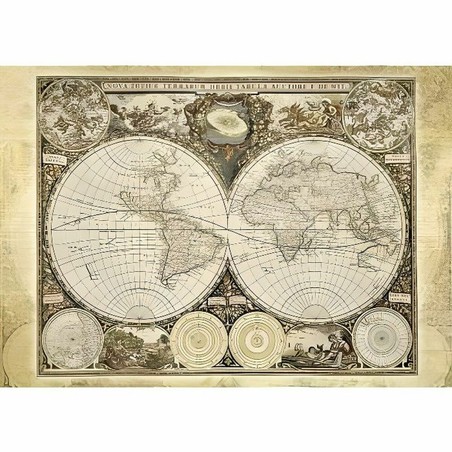 Puzzle Infantil: Mapa Mundial Histórico Schmidt Spiele 2000 Piezas - Compra online en MegaJuguetes