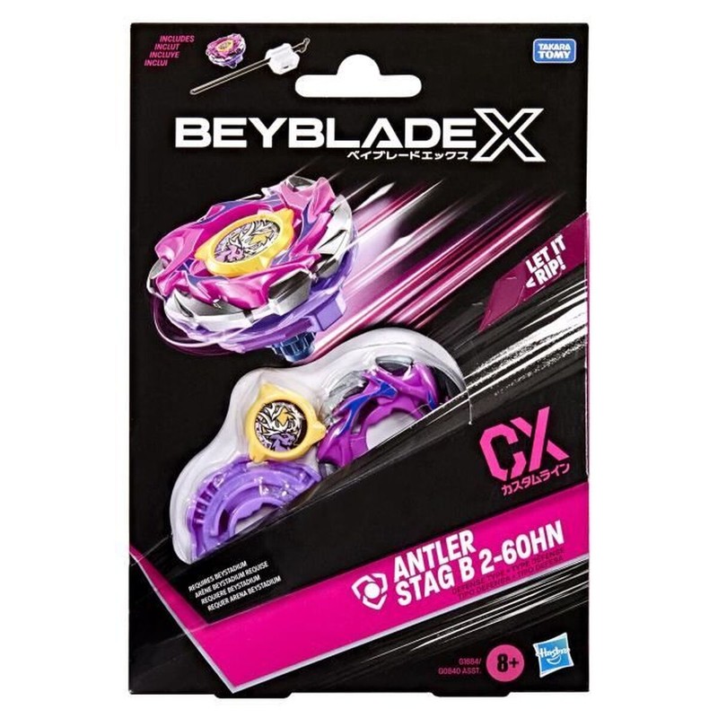Peonza Beyblade de Hasbro, ideal para juego habilidad familiar