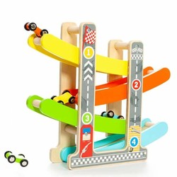 Coches Juguete Niños: Pista de Madera Moltó con Rampas - Compra online en MegaJuguetes