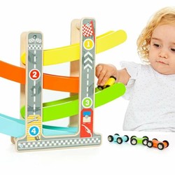 Coches Juguete Niños: Pista de Madera Moltó con Rampas - Compra online en MegaJuguetes 2