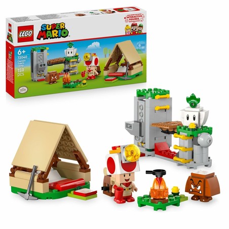 Personajes Super Mario en set de construcción LEGO
