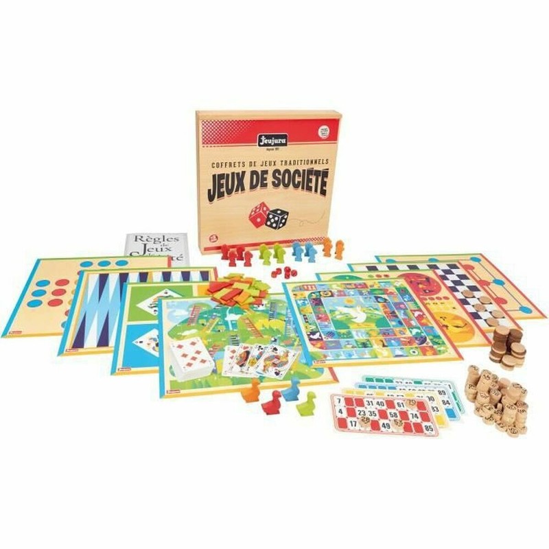 Juegos Mesa Niños Jeujura Traditional: Caja Madera Clásicos - Compra online en MegaJuguetes