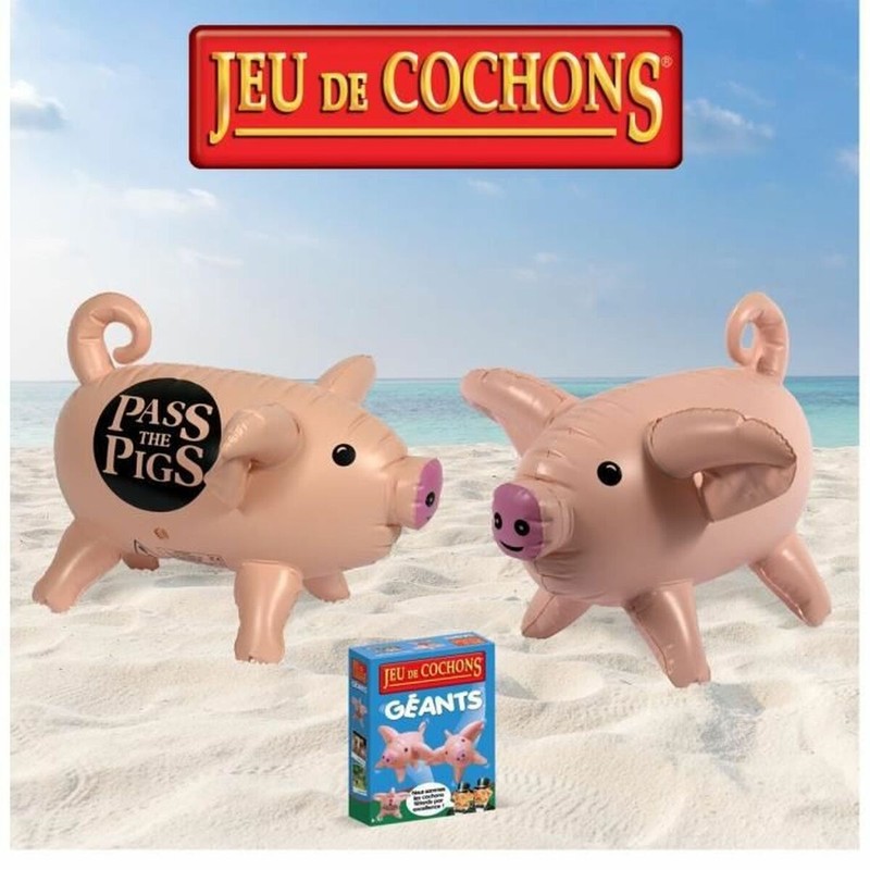 Juguetes Exterior Niños: Juego Hinchable de Cerdos Gigantes Winning Moves