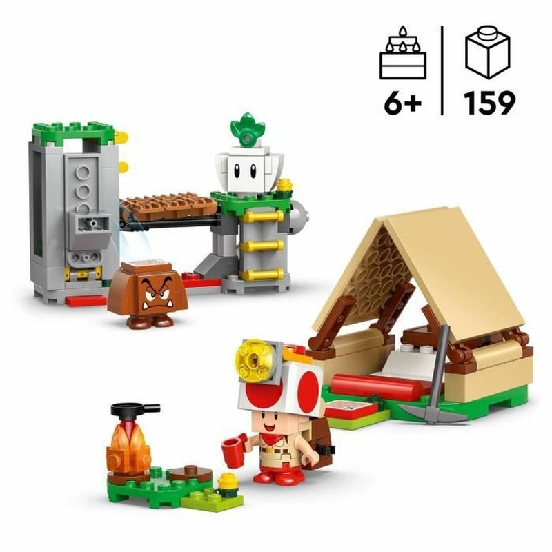 Entorno del campamento LEGO Super Mario montado