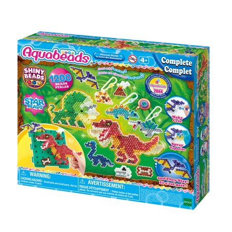 Manualidades Niños Aquabeads: El Mundo de los Dinosaurios Multicolor