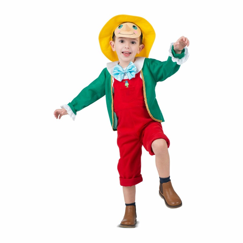 Disfraces Niños My Other Me: Disfraz Pinocho 4 Piezas