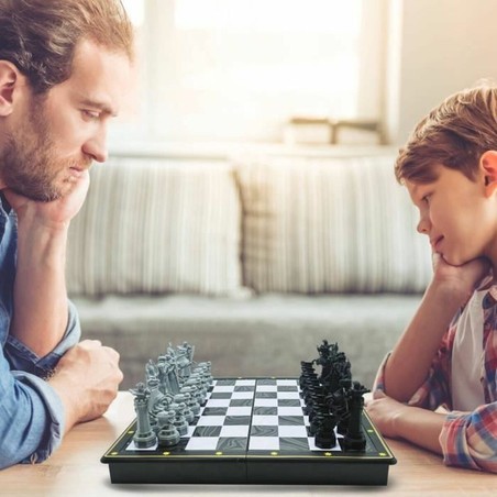 Juegos Mesa Niños: Ajedrez Harry Potter Magnético Plegable