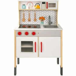 Juego Simbólico Niños: Cocina de Juguete Woomax de Madera Eléctrica - Compra online en MegaJuguetes