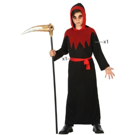 Disfraz para Niños Demonio Negro - BigBuy Carnival (2 Piezas)