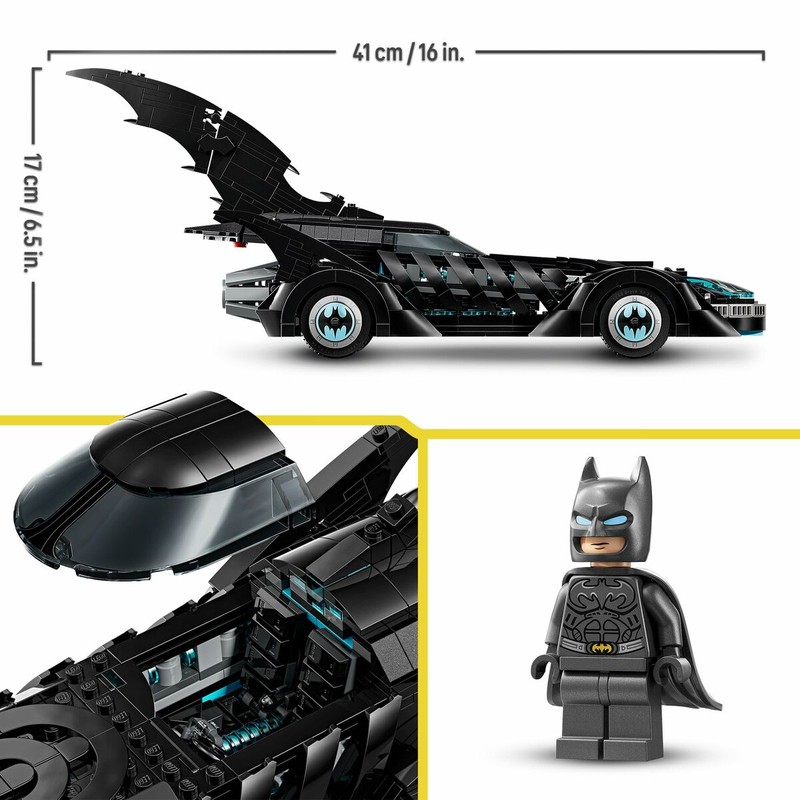 Juguete construcción motricidad fina: Montaje LEGO Batmobile.