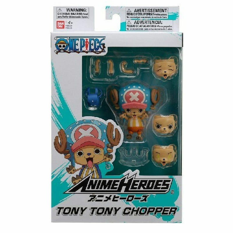 Figuras acción niños Bandai One Piece: Tony Tony Chopper Articulada - Compra online en MegaJuguetes