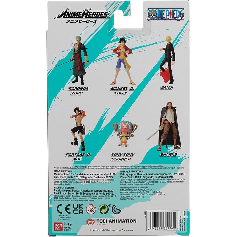 Figuras acción niños Bandai One Piece: Tony Tony Chopper Articulada