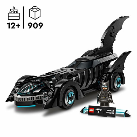 Maqueta del Batmobile LEGO 76304: Vista frontal.