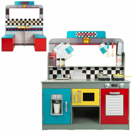 Juego Simbólico Niños: Cocina de Madera Woomax con Luz y Sonido - Compra online en MegaJuguetes