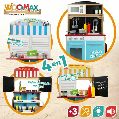 Juego Simbólico Niños: Cocina de Juguete Woomax Helado