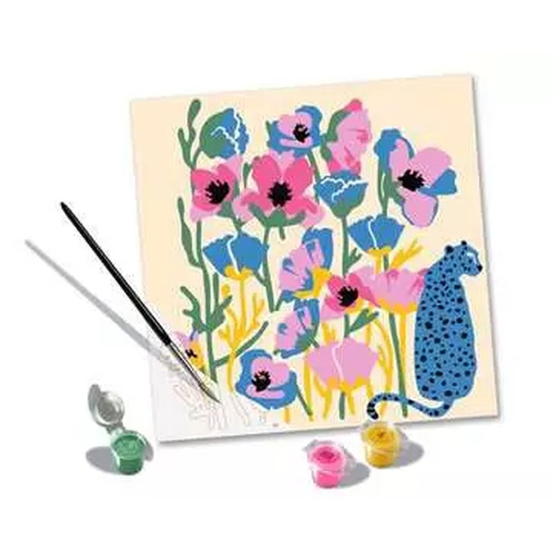 Manualidades Niños: Set Pintura por Números Ravensburger Flowers