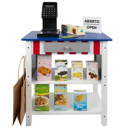 Juego simbólico niños Supermercado Woomax - 28 piezas - Compra online en MegaJuguetes