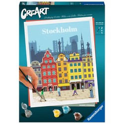 Manualidades Niños: Set Pintura por Números Ravensburger Stockholm - Compra online en MegaJuguetes