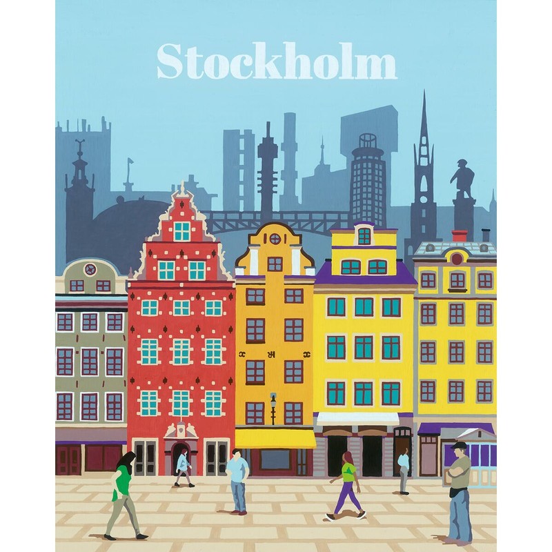 Manualidades Niños: Set Pintura por Números Ravensburger Stockholm