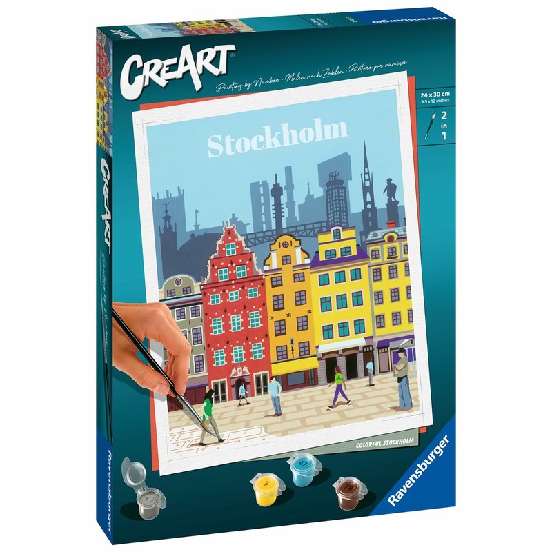 Manualidades Niños: Set Pintura por Números Ravensburger Stockholm