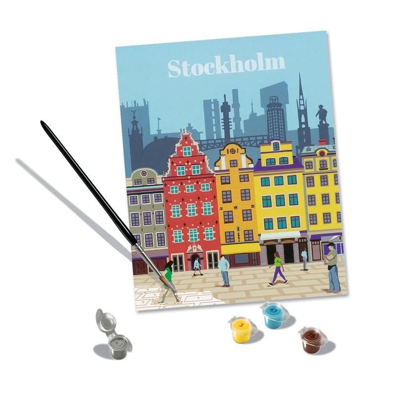 Manualidades Niños: Set Pintura por Números Ravensburger Stockholm