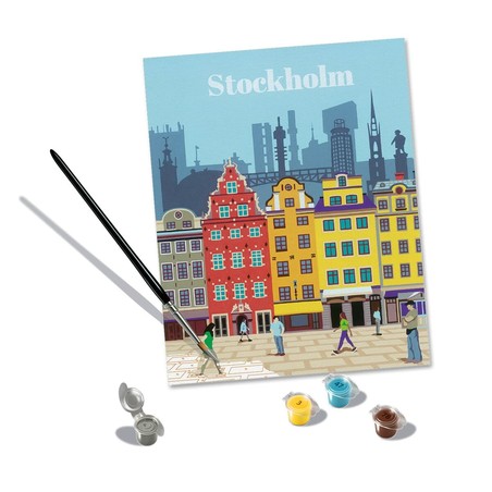 Manualidades Niños: Set Pintura por Números Ravensburger Stockholm