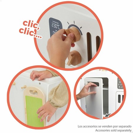 Juego Simbólico Niños: Cocina de Juguete Teamson Madera