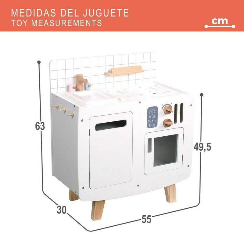 Juego Simbólico Niños: Cocina de Juguete Teamson Madera