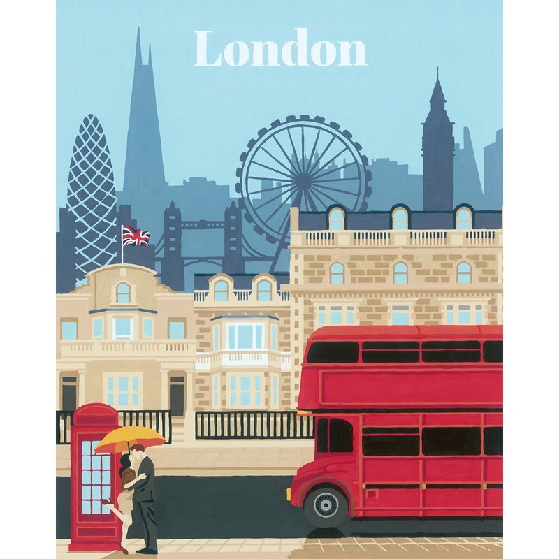 Manualidades Niños: Set de Pintura por Números Ravensburger London