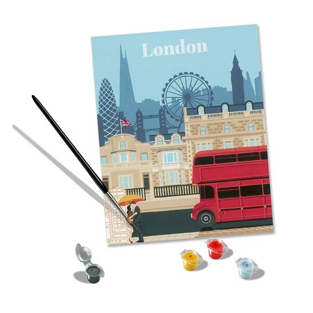 Manualidades Niños: Set de Pintura por Números Ravensburger London