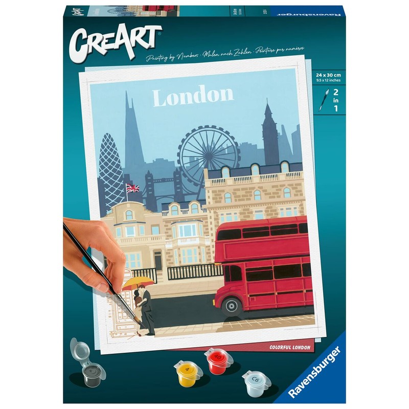 Manualidades Niños: Set de Pintura por Números Ravensburger London