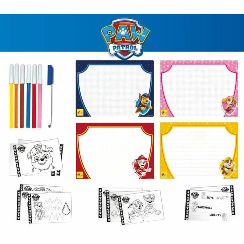 Manualidades Niños Lisciani Paw Patrol - Fichas Dibujo Multicolor
