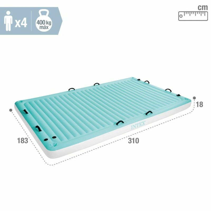 Colchoneta Hinchable Piscina Intex Water Lounge 310x183cm
