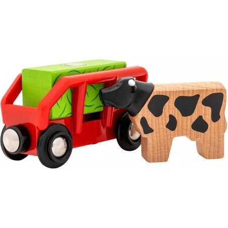 Coches Juguete Niños: Tren Brio Farm a Pilas para Aventuras