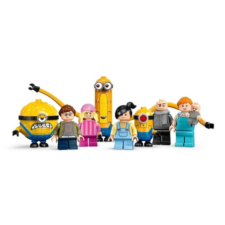Juego de construcción Minions, vista desde arriba de la casa