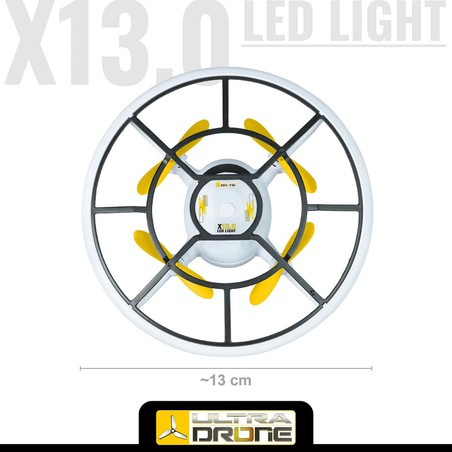 Coches Juguete Niños: Dron Teledirigido Mondo Ultradrone X13 Luz LED
