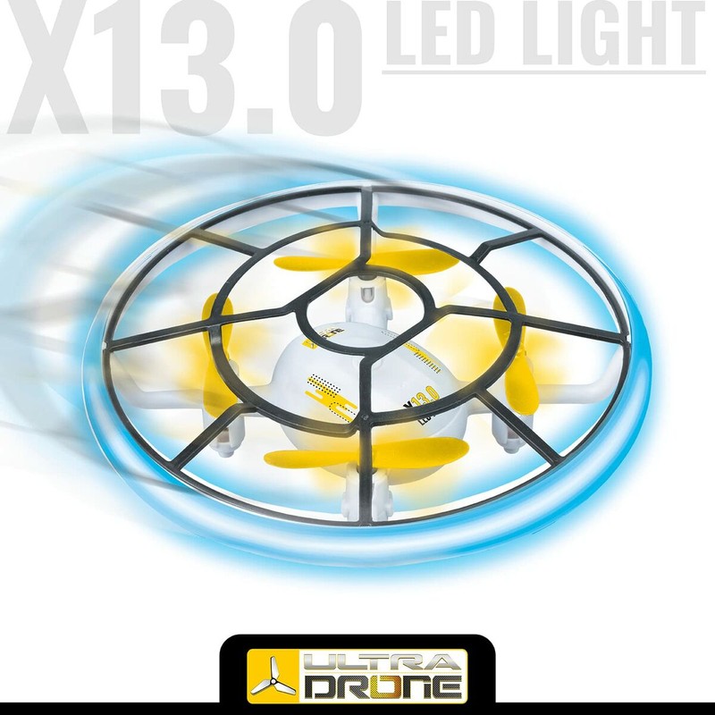 Coches Juguete Niños: Dron Teledirigido Mondo Ultradrone X13 Luz LED