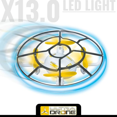 Coches Juguete Niños: Dron Teledirigido Mondo Ultradrone X13 Luz LED