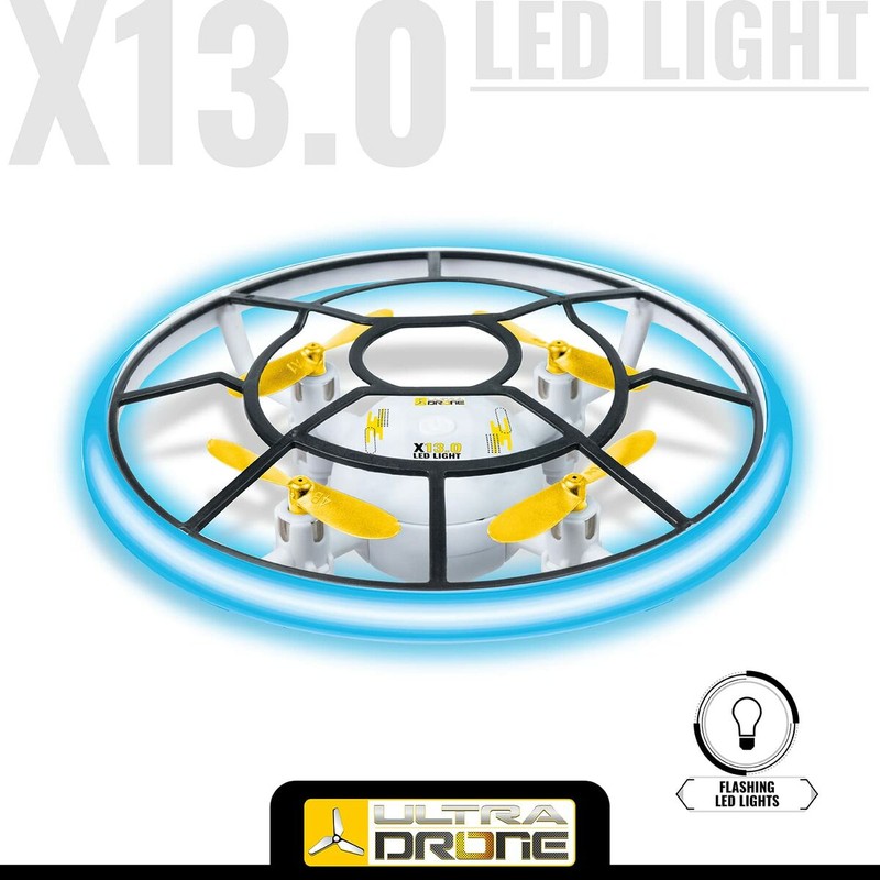 Coches Juguete Niños: Dron Teledirigido Mondo Ultradrone X13 Luz LED