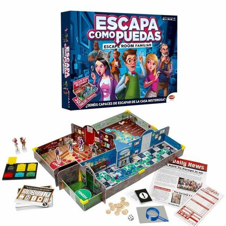 Juegos Mesa Niños Bizak: Escapa como puedas - Escape Room Familiar - Compra online en MegaJuguetes