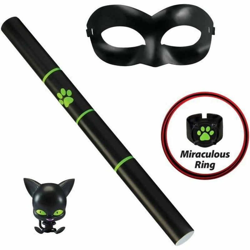 Disfraz Niños Cat Noir Miraculous Set Transformación