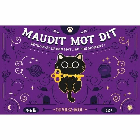 Juegos Mesa Niños: Asmodee Maudit Mot Dit (FR) Juego de Cartas