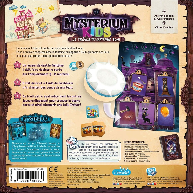 Juegos Mesa Niños Asmodee Mysterium Kids Cooperativo Francés