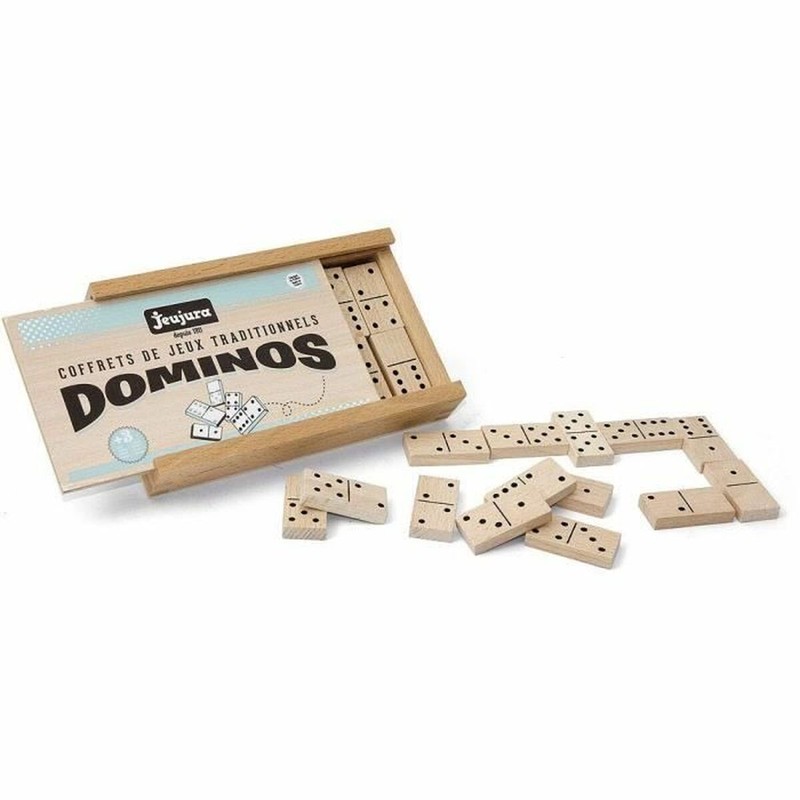 Juegos de Mesa para Niños: Dominó Madera Jeujura J8142 - Compra online en MegaJuguetes