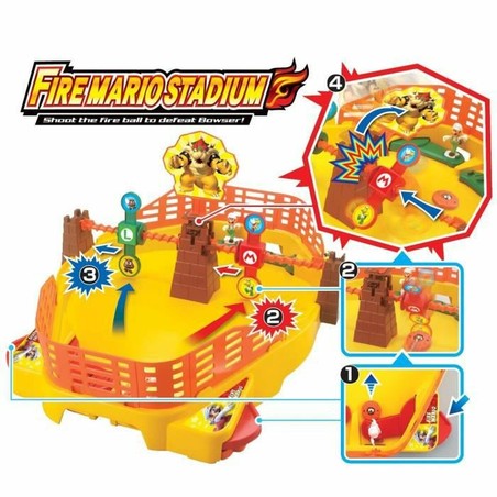 Juegos Mesa Niños Super Mario Fire Mario Stadium - 2 Jugadores